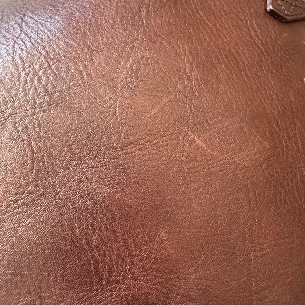 Madewell The Zip Top Transport Crossbody in Burgundy Red Leather - Picture 10 of 15